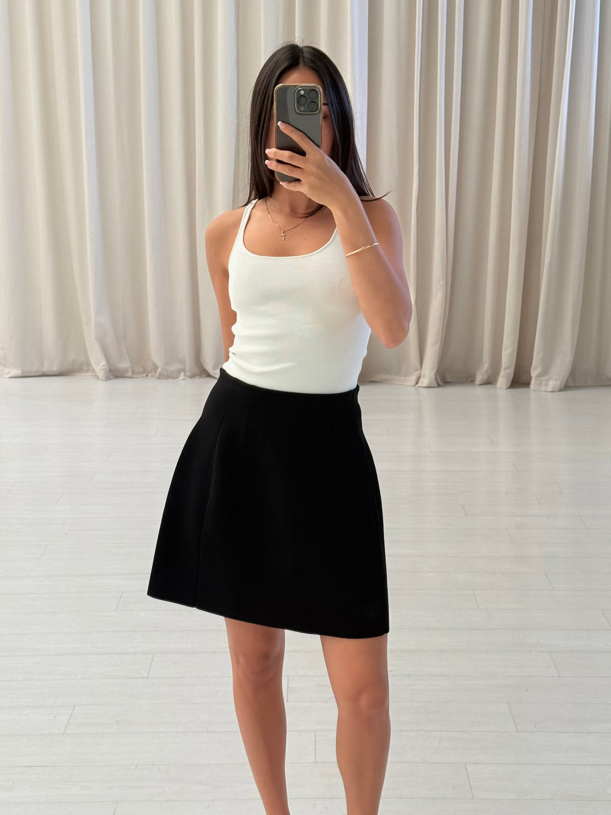 Scanlan Theodore - Crepe Knit Mini Skirt