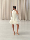 Rachel Gilbert - Link Feather Mini Dress