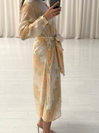 Flannel - Silk Button Dress