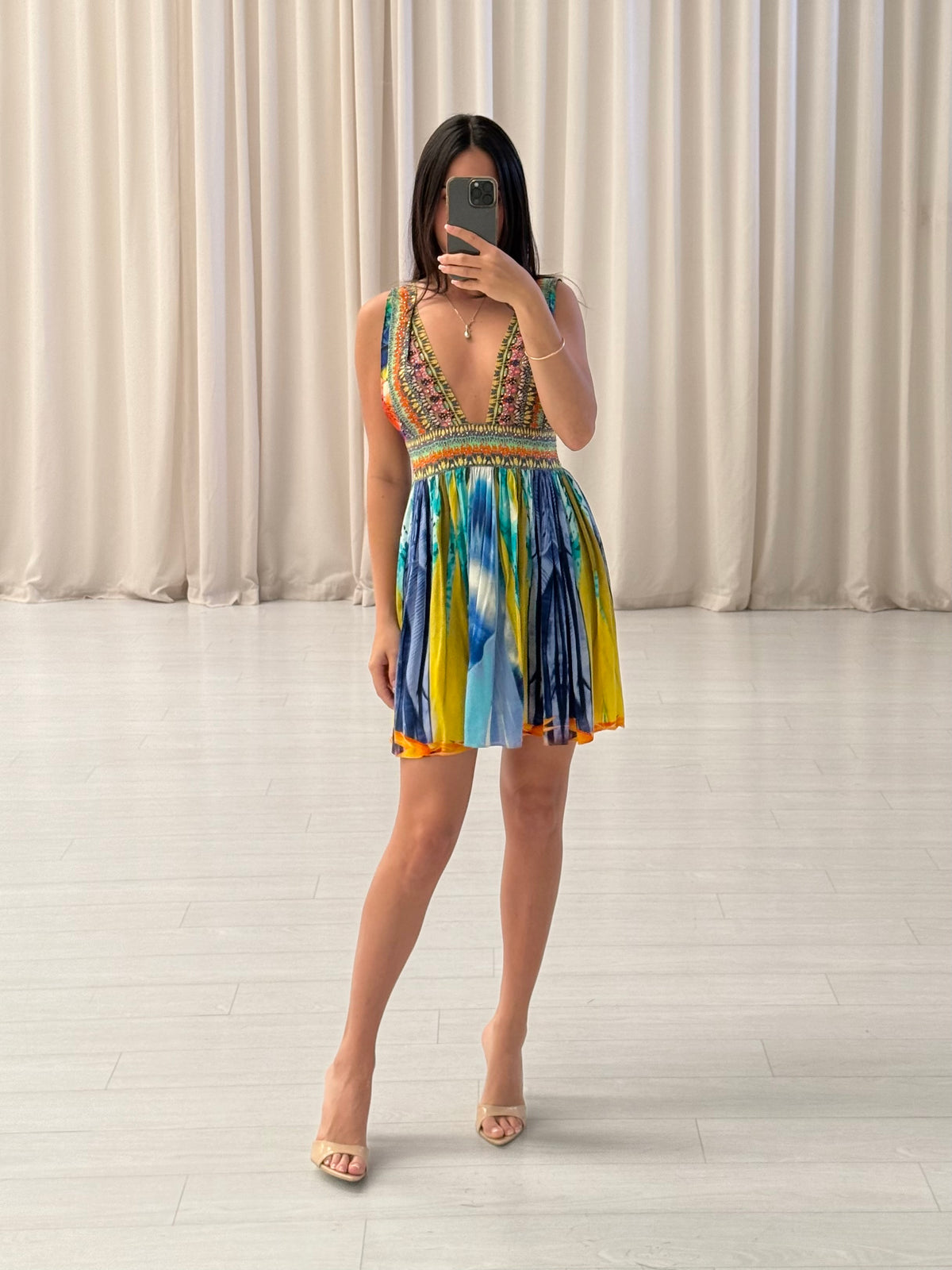 Tropicana Short V-Neck Dress