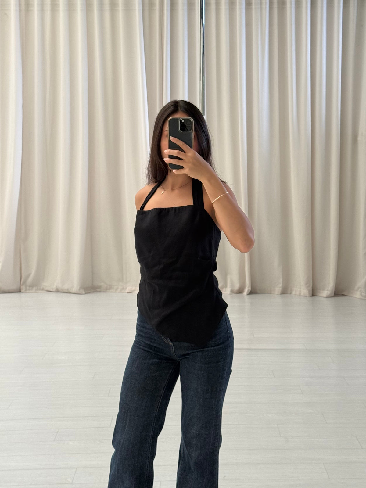 Dorian Linen Blend Top