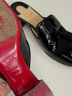 Christian Louboutin - Barry 35 Patent Leather Mules