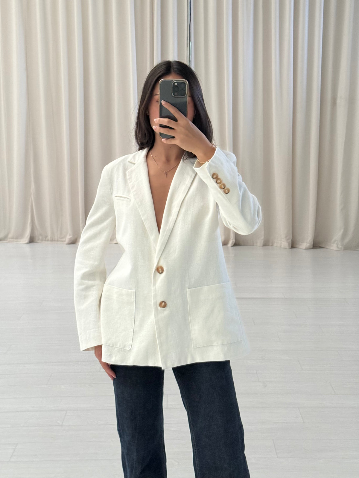 Linen Blazer