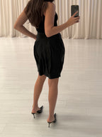 Silk Button Skirt