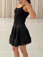 Beaded Fringe Skirt
