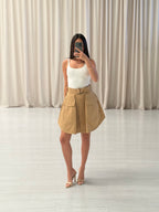 Zimmermann - Illuminate Cargo Belted Mini Skirt