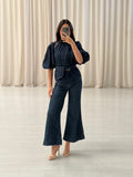 Bow Detail Puff Sleeve Blouse