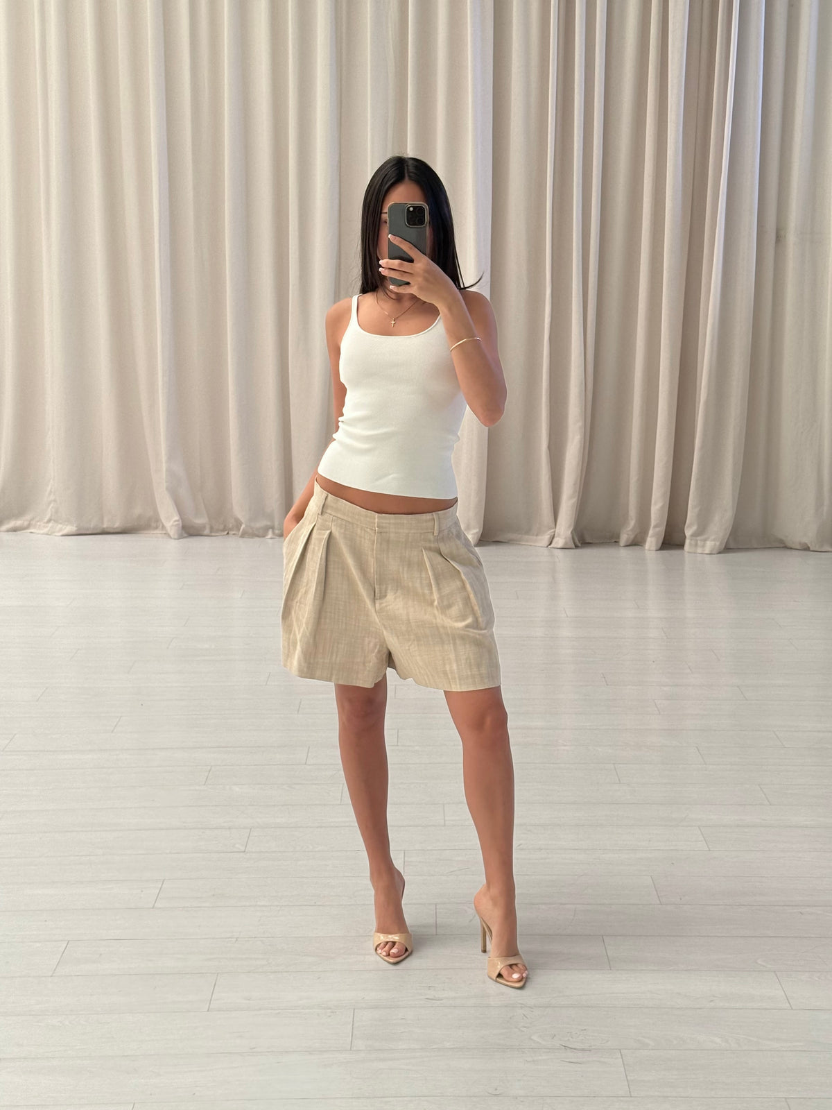 Rebecca Vallance - Pleated Shorts