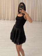 Beaded Fringe Skirt