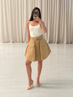 Zimmermann - Illuminate Cargo Belted Mini Skirt