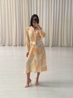 Flannel - Silk Button Dress