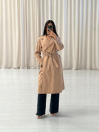 MaxMara - The Cube Cotton Midi Trench Coat
