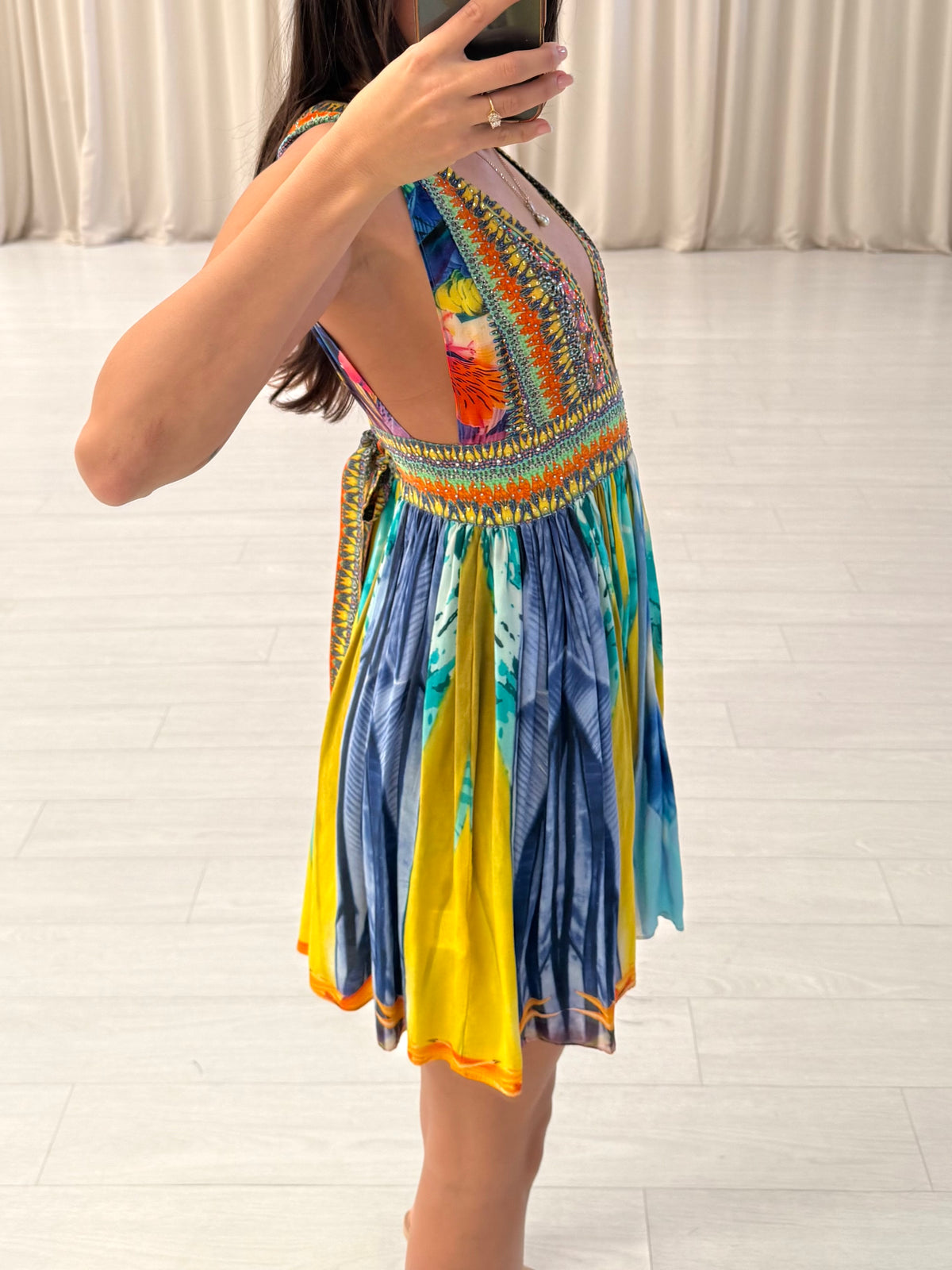 Tropicana Short V-Neck Dress
