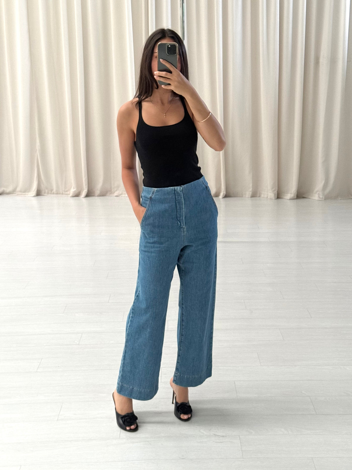 Denim Cropped Jean