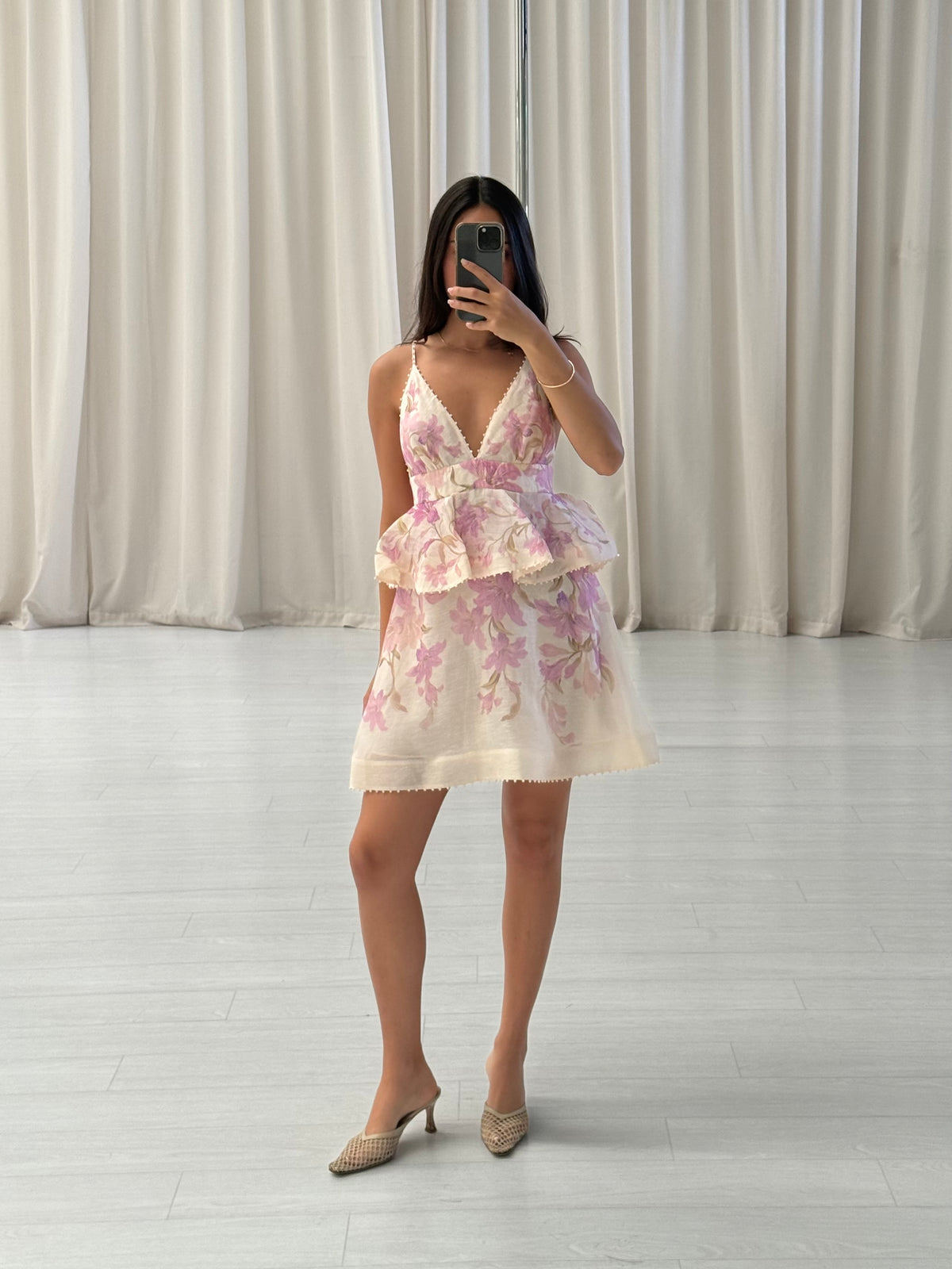 Dawning Ruffle Mini Dress
