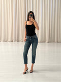 Straight Leg Cropped Jean