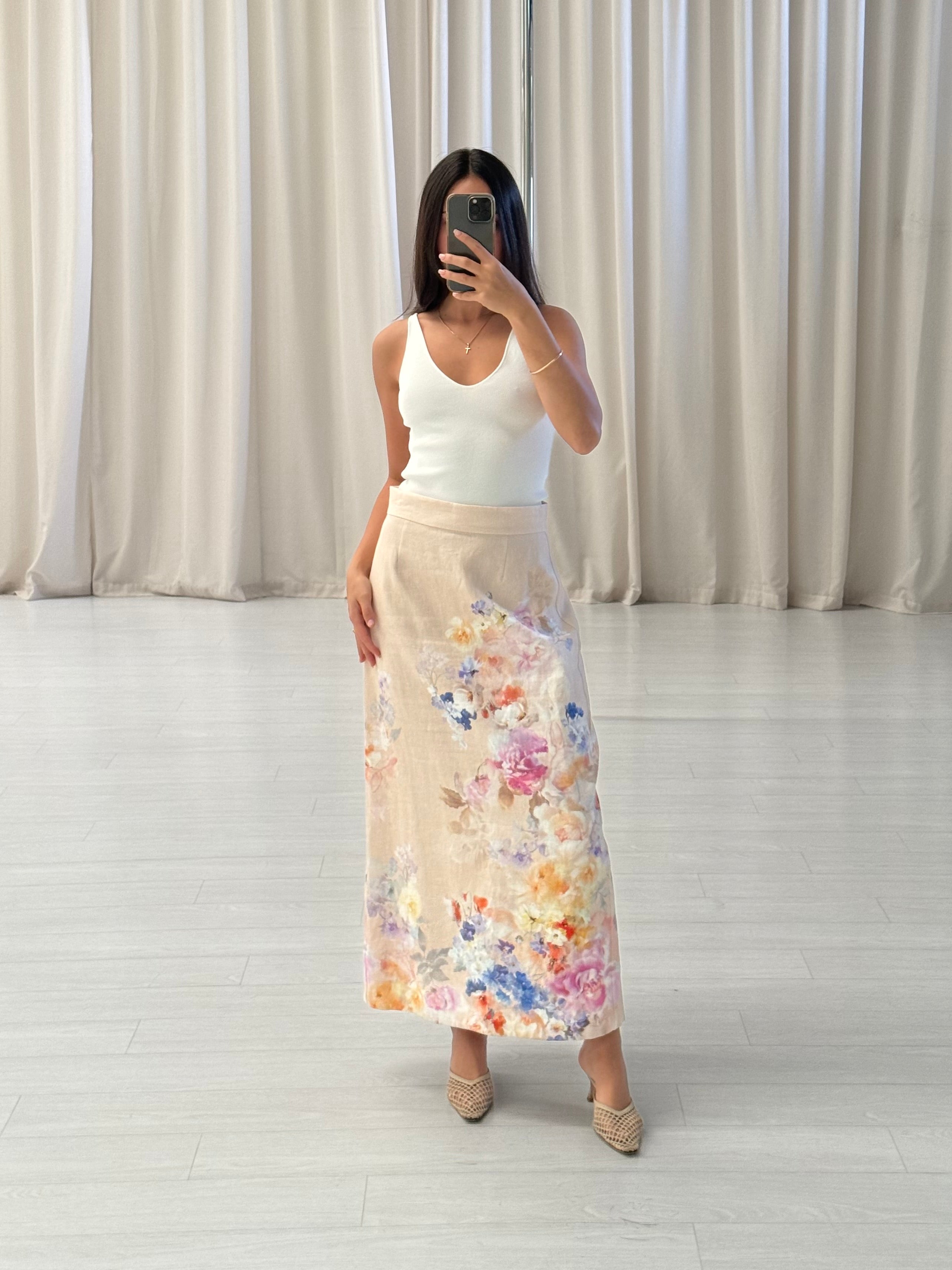 Crush Pencil Midi Skirt
