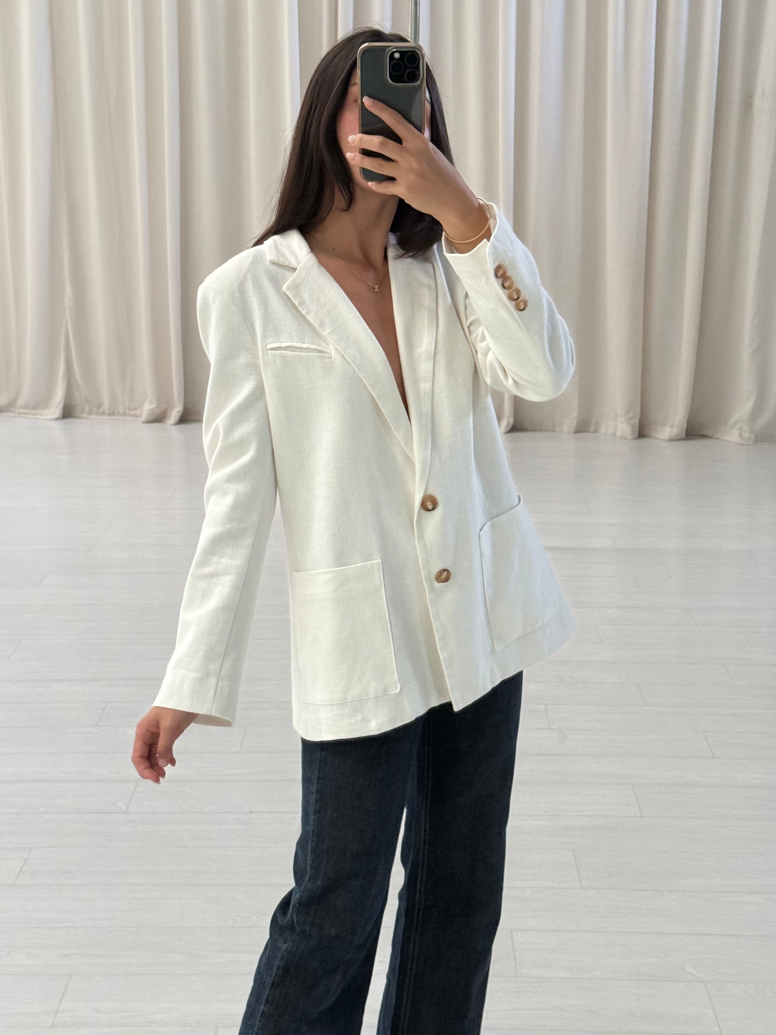 Linen Blazer
