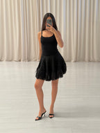 Beaded Fringe Skirt