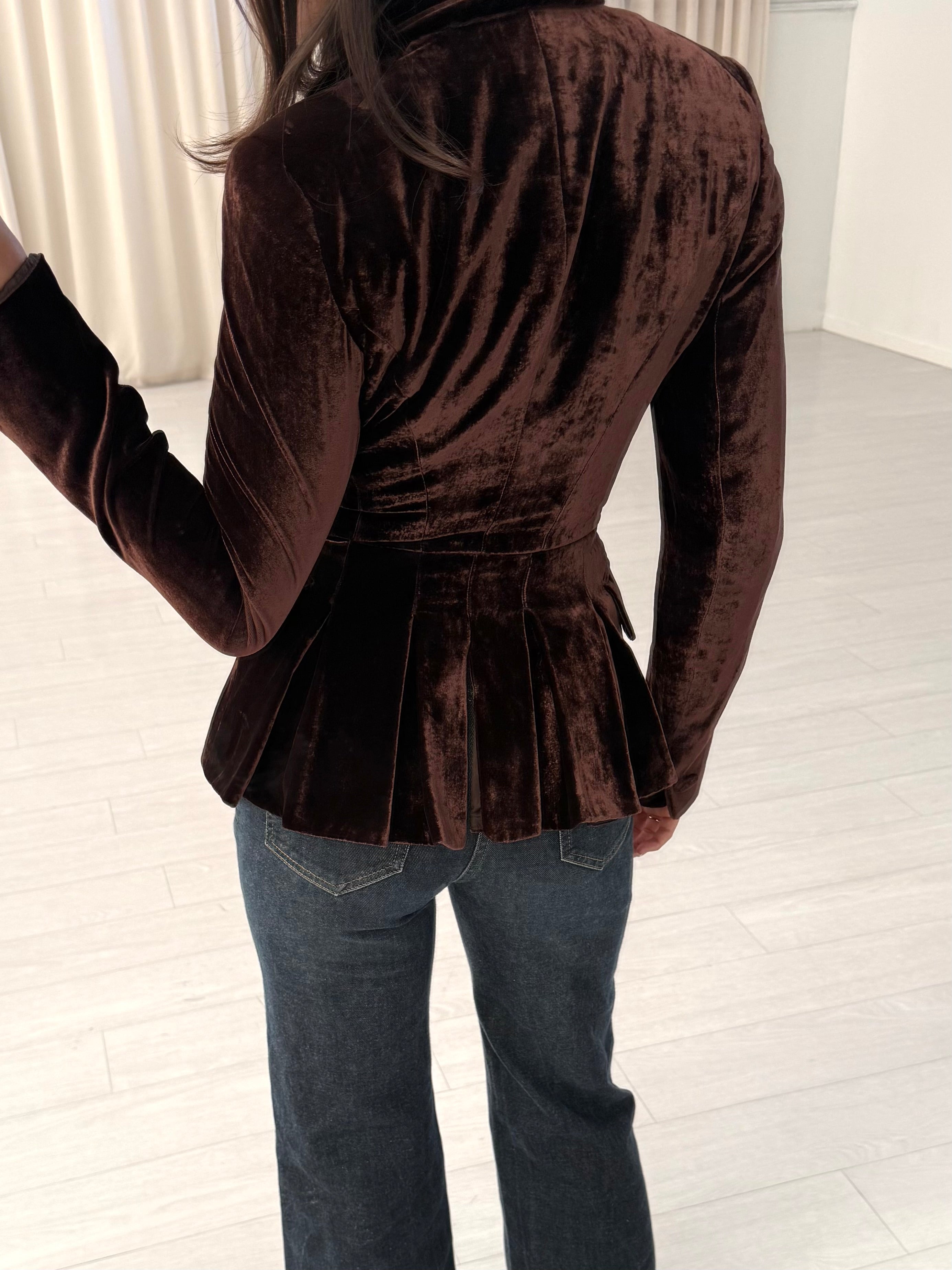 Velvet Blazer