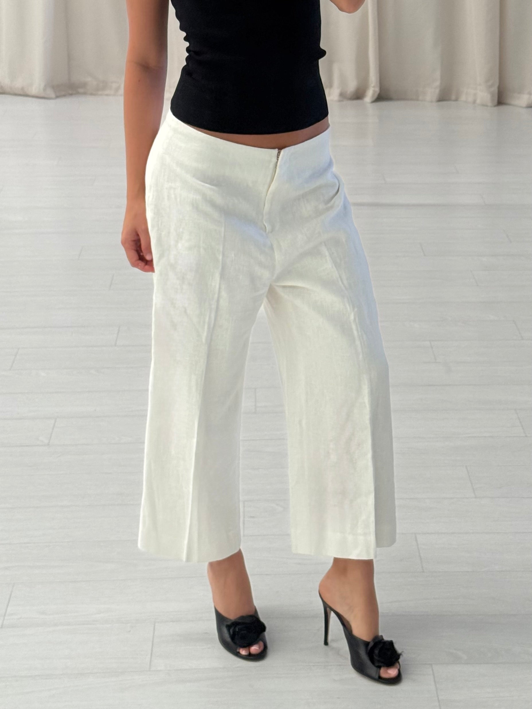 Wide Crop Pant