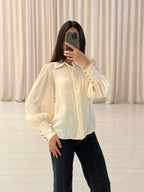 Gold Button Blouse