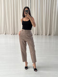 Double Cotton Peg Leg Trouser