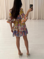 Pattie Wrap Mini Dress