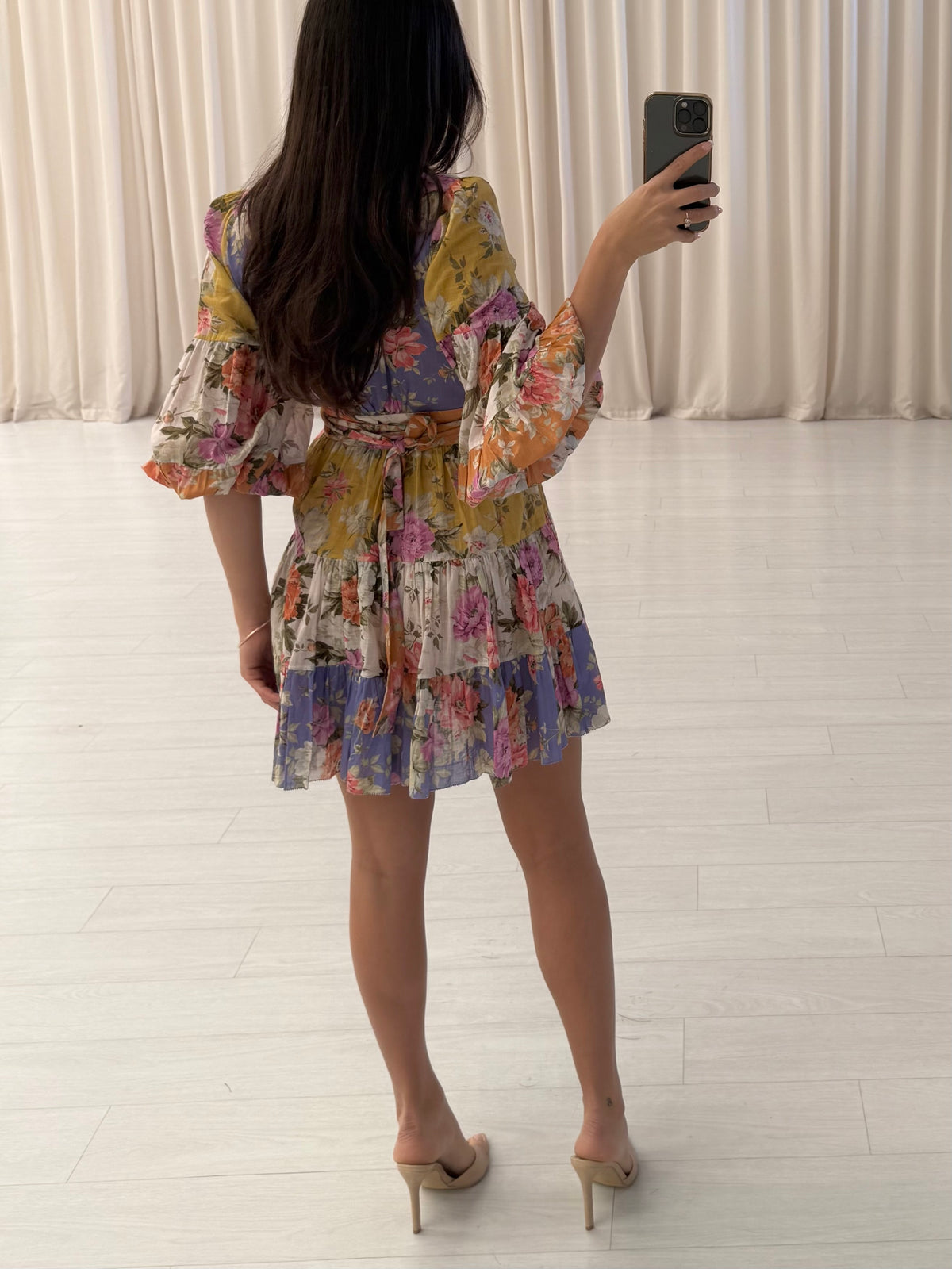 Pattie Wrap Mini Dress
