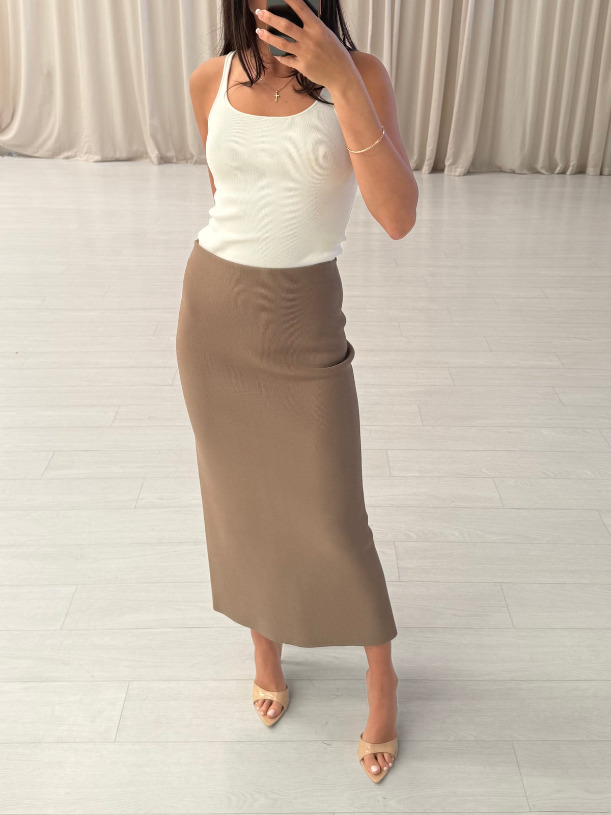 Scanlan Theodore - Crepe Knit Pencil Skirt