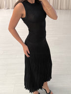Pleated Knit Tank Top