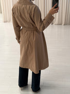 MaxMara - The Cube Cotton Midi Trench Coat