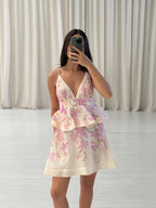Dawning Ruffle Mini Dress