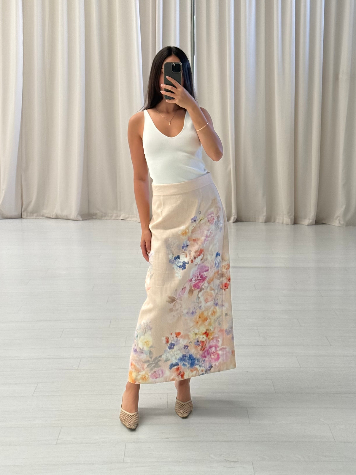 Crush Pencil Midi Skirt