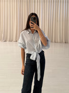Scanlan Theodore - Stripped Cotton Tie Shirt