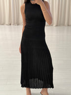 Pleated Knit Tank Top