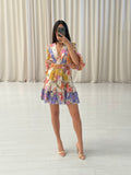 Pattie Wrap Mini Dress