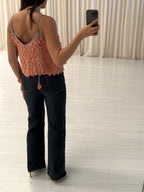 Flannel - Addie Scalloped Chiffon Cami