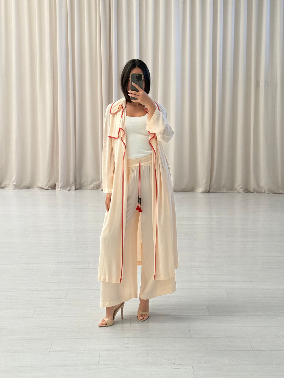 Flannel - High Waist Trousers
