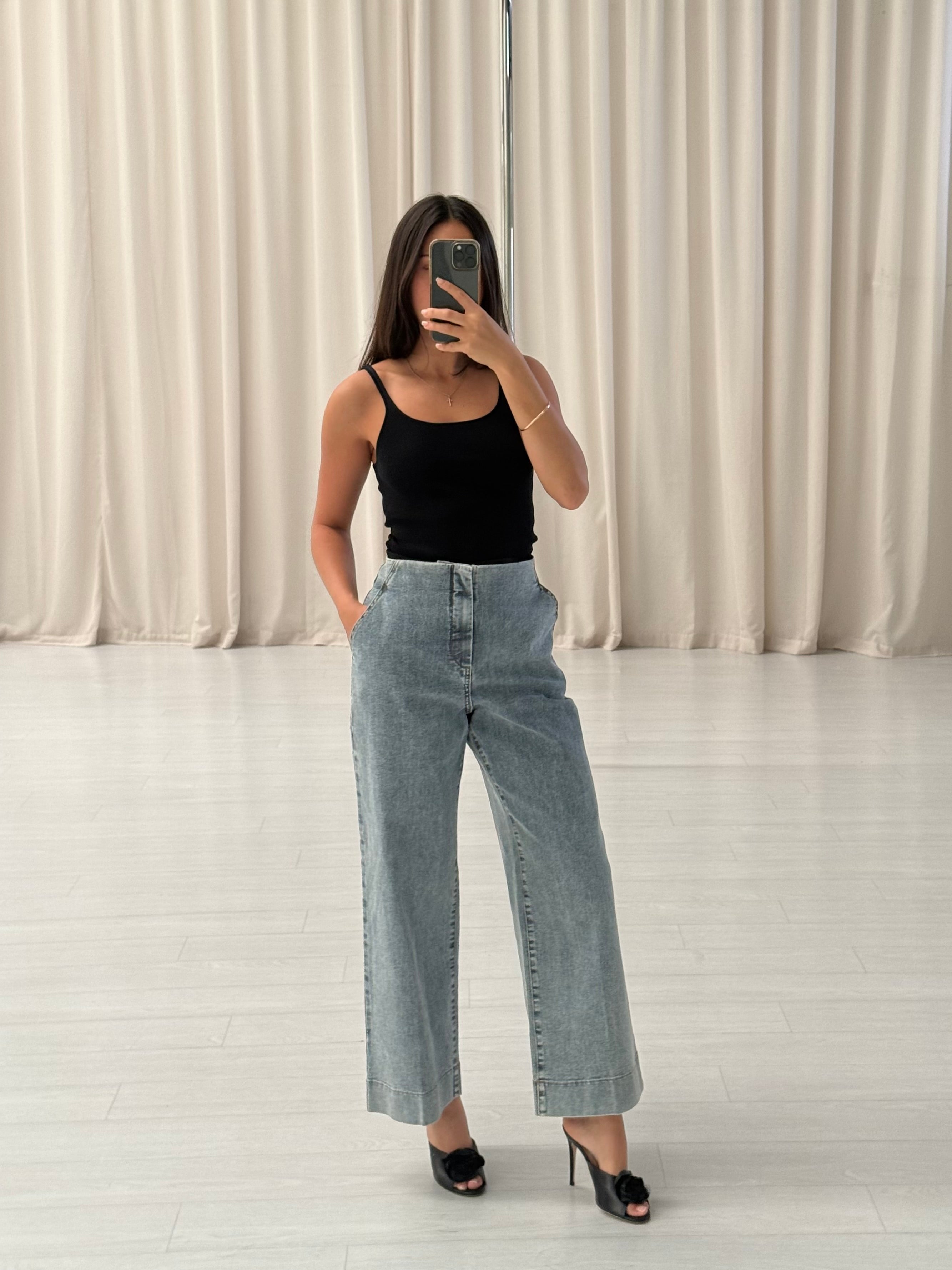 Denim Cropped Jean