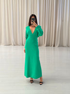 Scanlan Theodore - Crepe Knit Domain Slv Gown