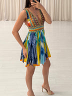 Tropicana Short V-Neck Dress