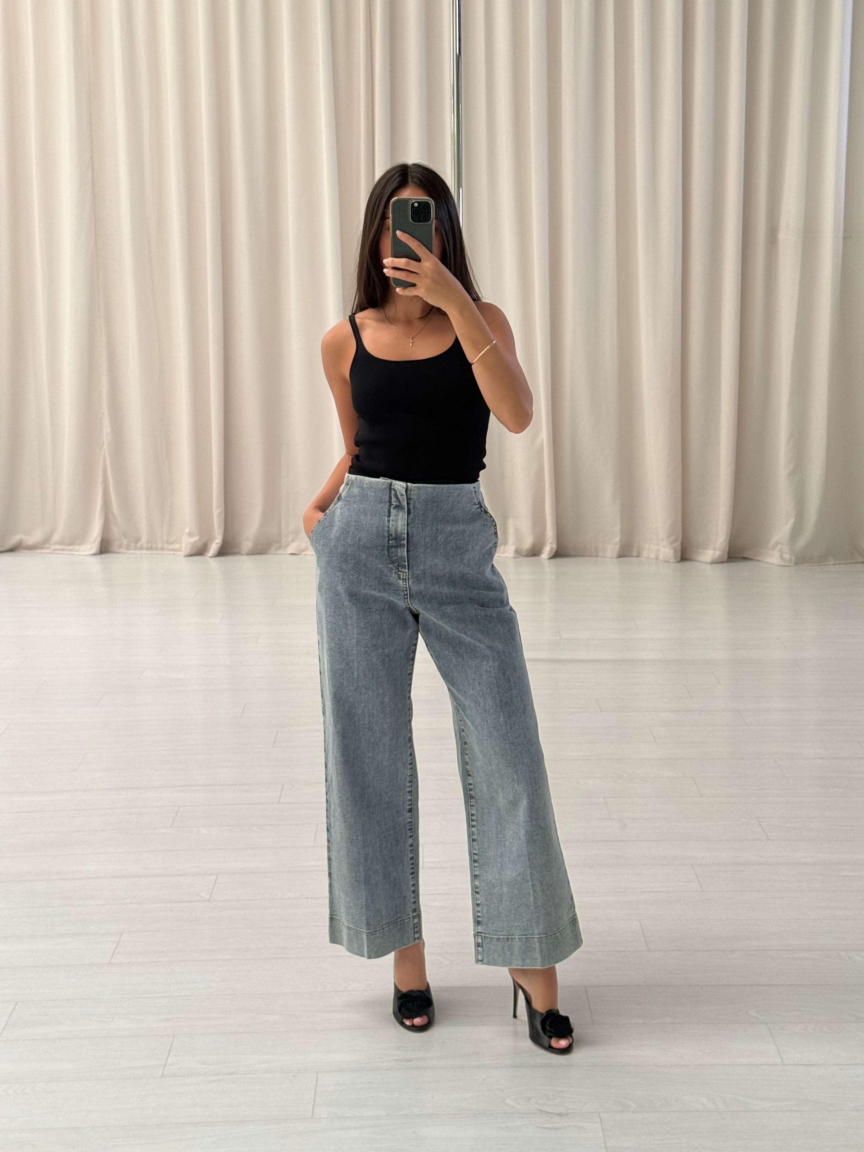 Denim Cropped Jean