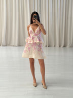 Dawning Ruffle Mini Dress