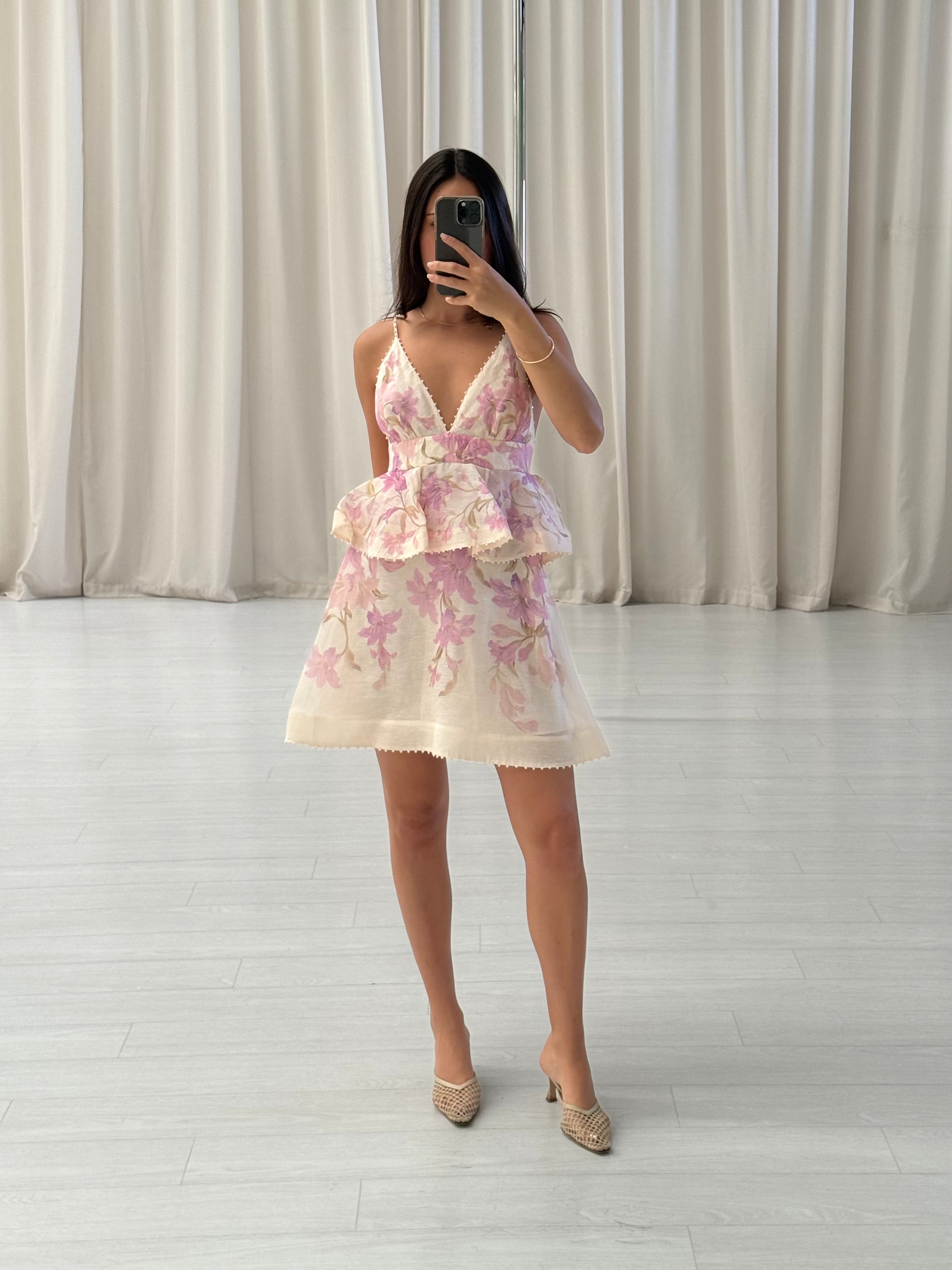 Dawning Ruffle Mini Dress