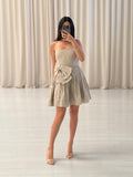 Linen Bow Dress