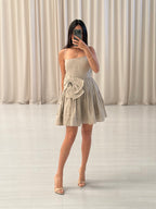 Linen Bow Dress