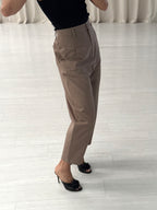 Double Cotton Peg Leg Trouser
