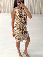 Tiger Print Dress