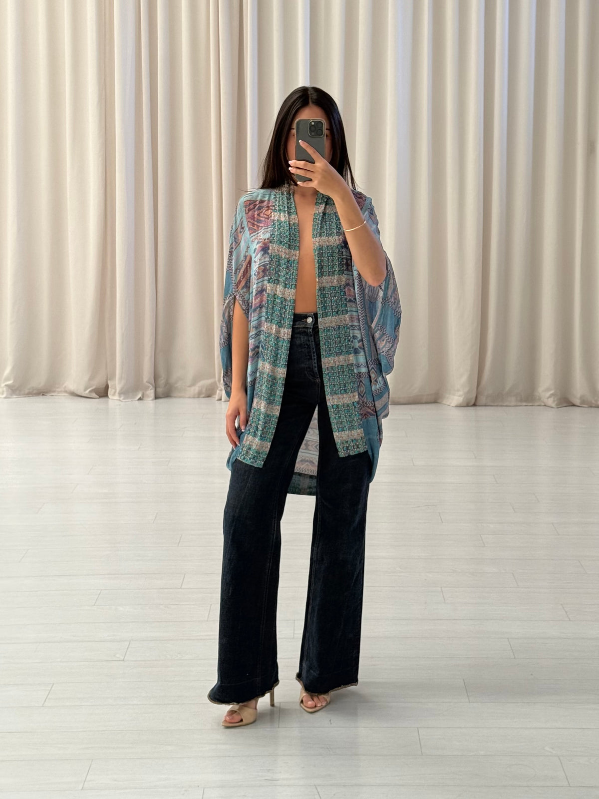 Open Front Cardi Cape